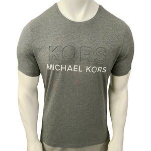 NWT MICHAEL KORS MSRP $58.99 MEN'S GRAY CREW NECK SHORT SLEEVE T-SHIRT SIZE S M